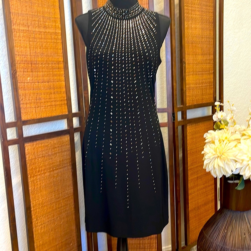 NWT WHBM sleeveless little black dress - size Small